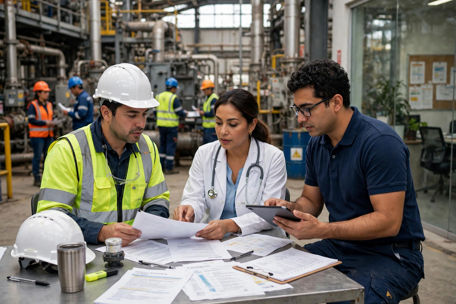 Equipo de ASESORÍAS SEPRILAB SST en campo
